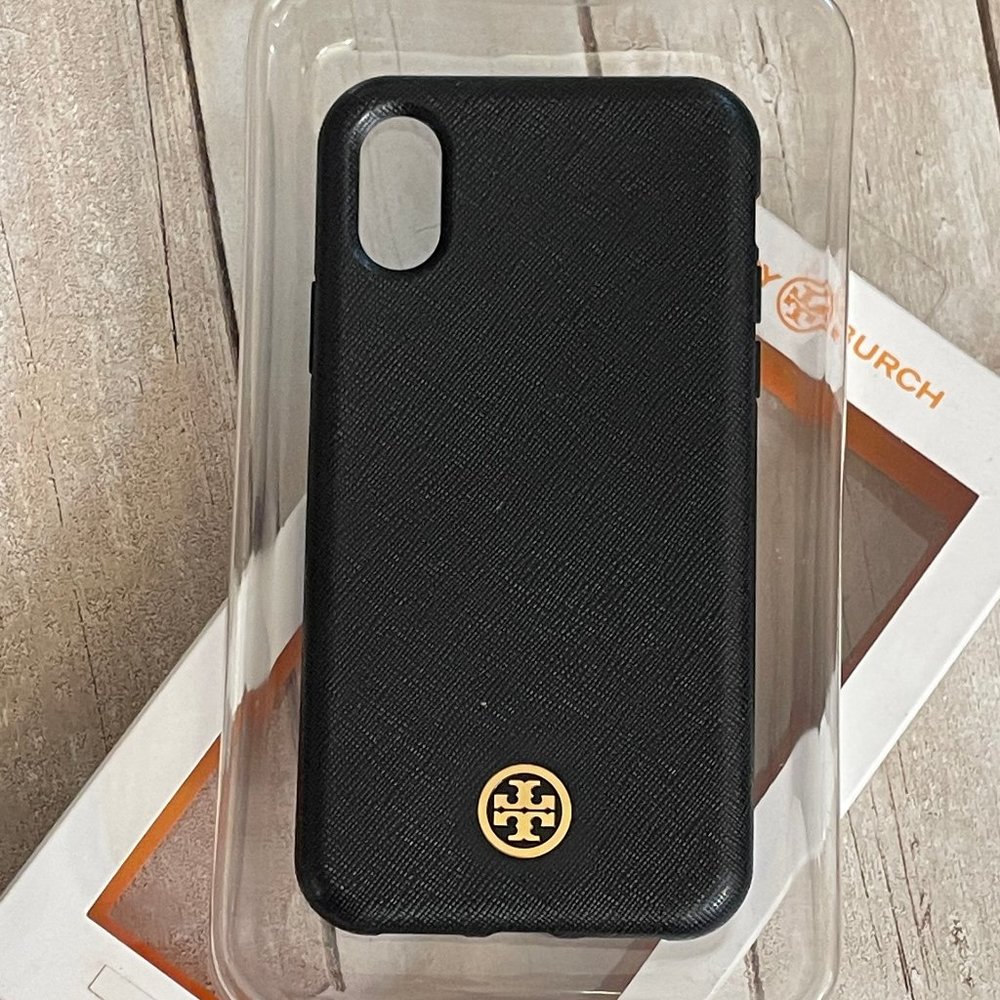 NIB/T~TORY BURCH~iPhone X/XS Softshell Logo Phone Case